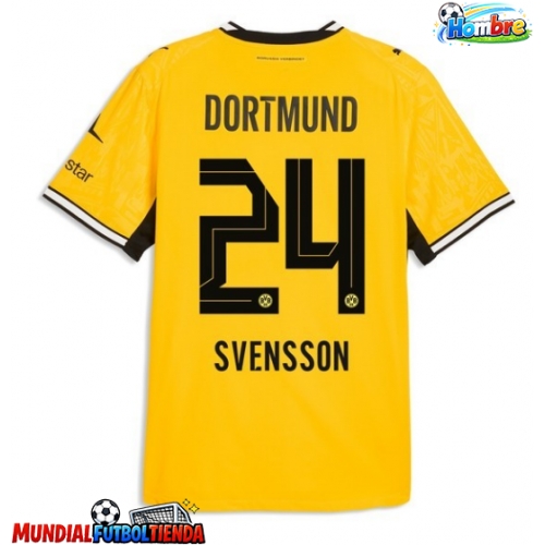 Camiseta Borussia Dortmund Daniel Svensson #24 Primera Equipación Replica 2026-27 mangas cortas